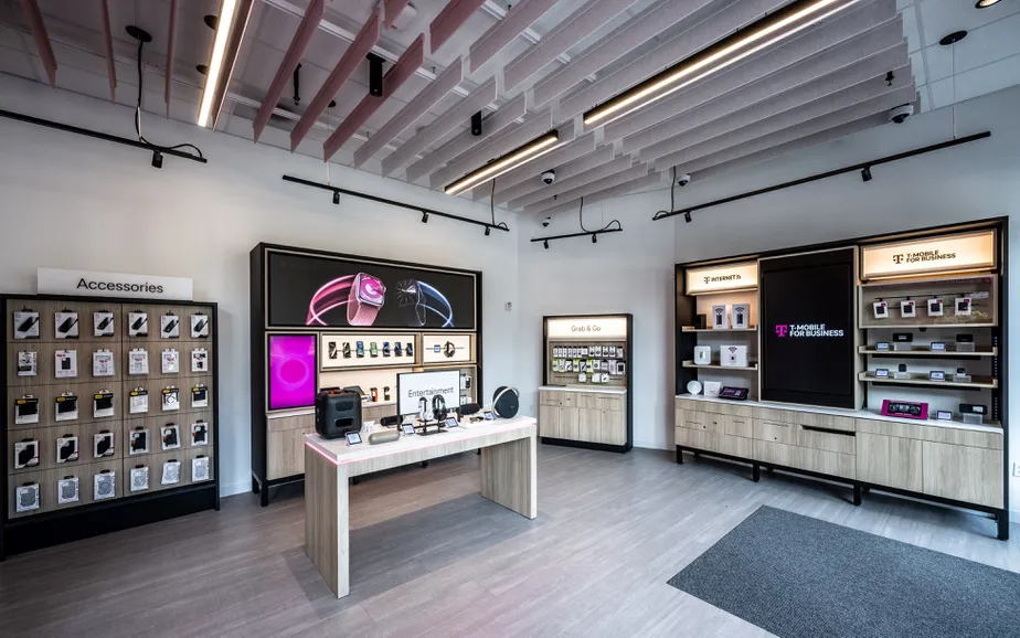  Interior photo of T-Mobile Store at Redmond Town Center, Redmond, WA 