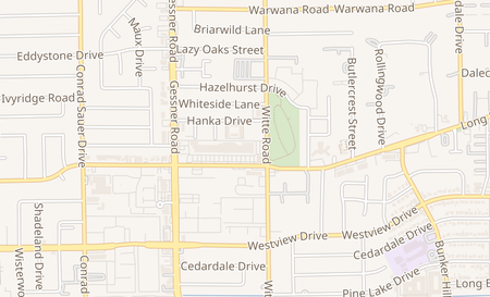 map of 10026 Long Point Rd Houston, TX 77055