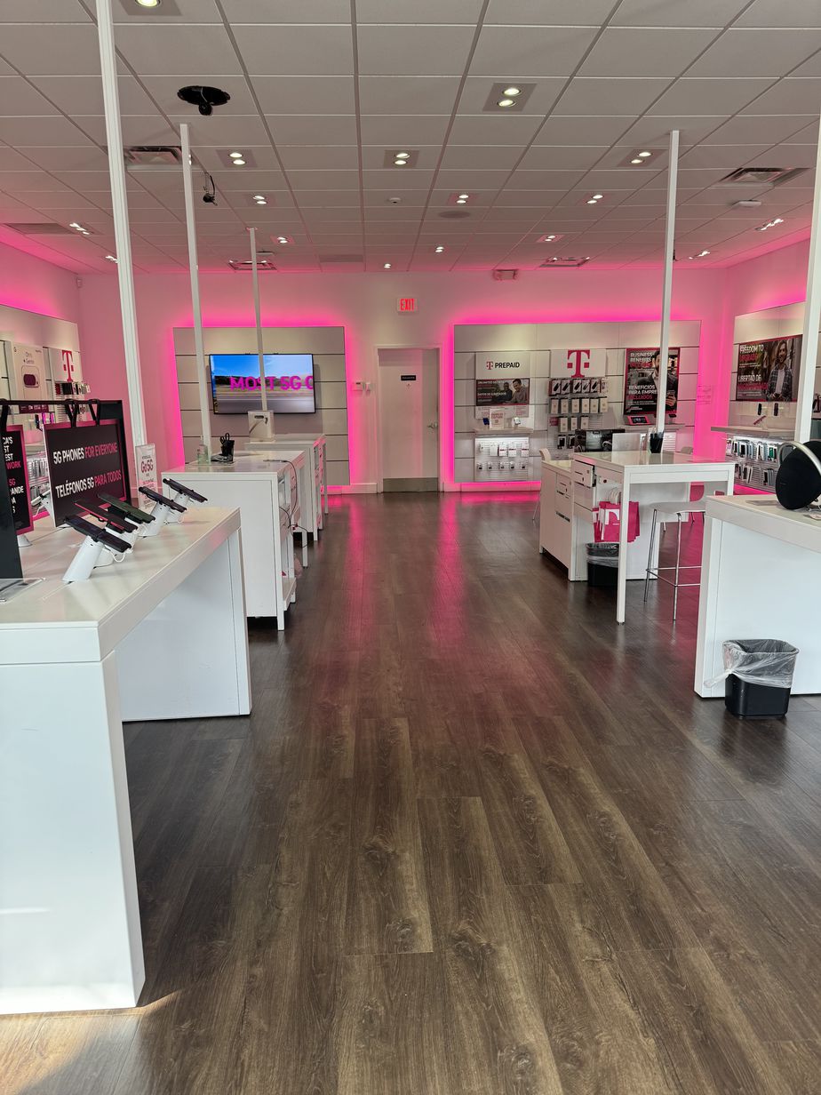 Interior photo of T-Mobile Store at Jefferson Ave & Oyster Point, Newport News, VA