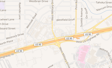 map of 6806 W Military Drive Ste 104 San Antonio, TX 78227