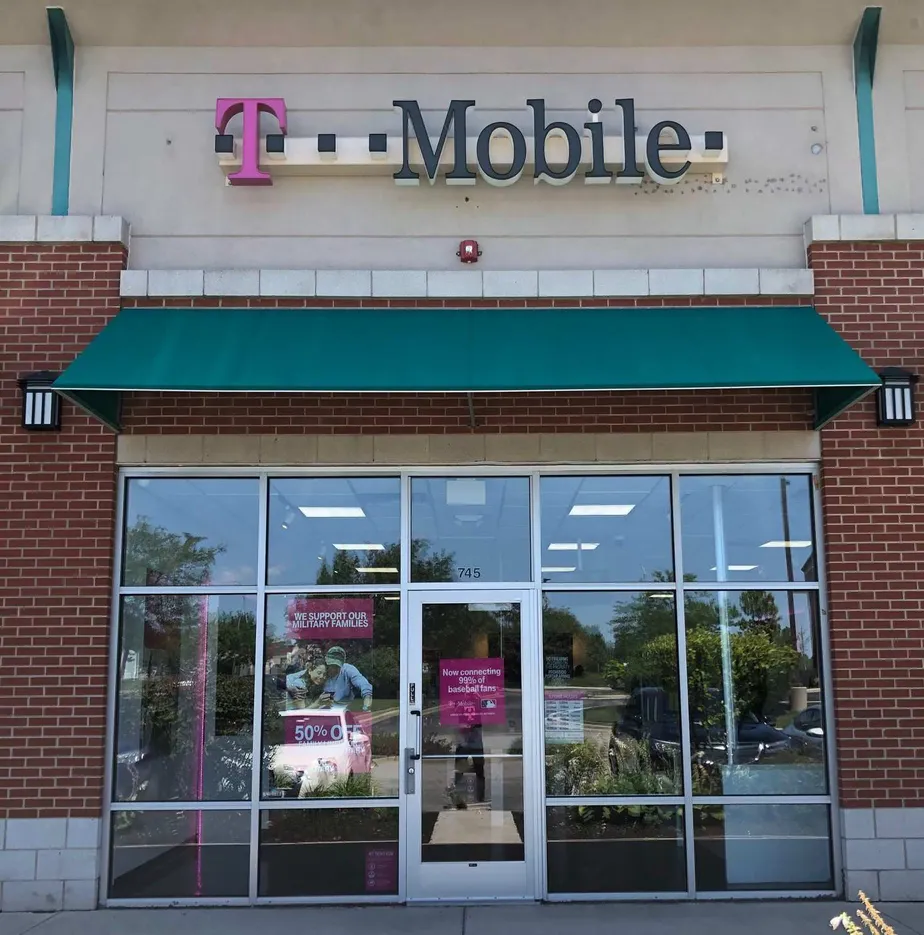 Exterior photo of T-Mobile store at E Boughton & I-355 2, Bolingbrook, IL