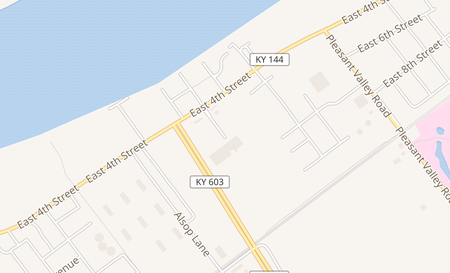 map of 801 Commerce Dr Owensboro, KY 42303