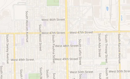 map of 4738 S. Ashland Ave Chicago, IL 60609