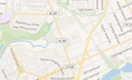 map of 2778 Mt Ephraim Ave Camden, NJ 08104