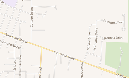 map of 1800 E State St Fremont, OH 43420