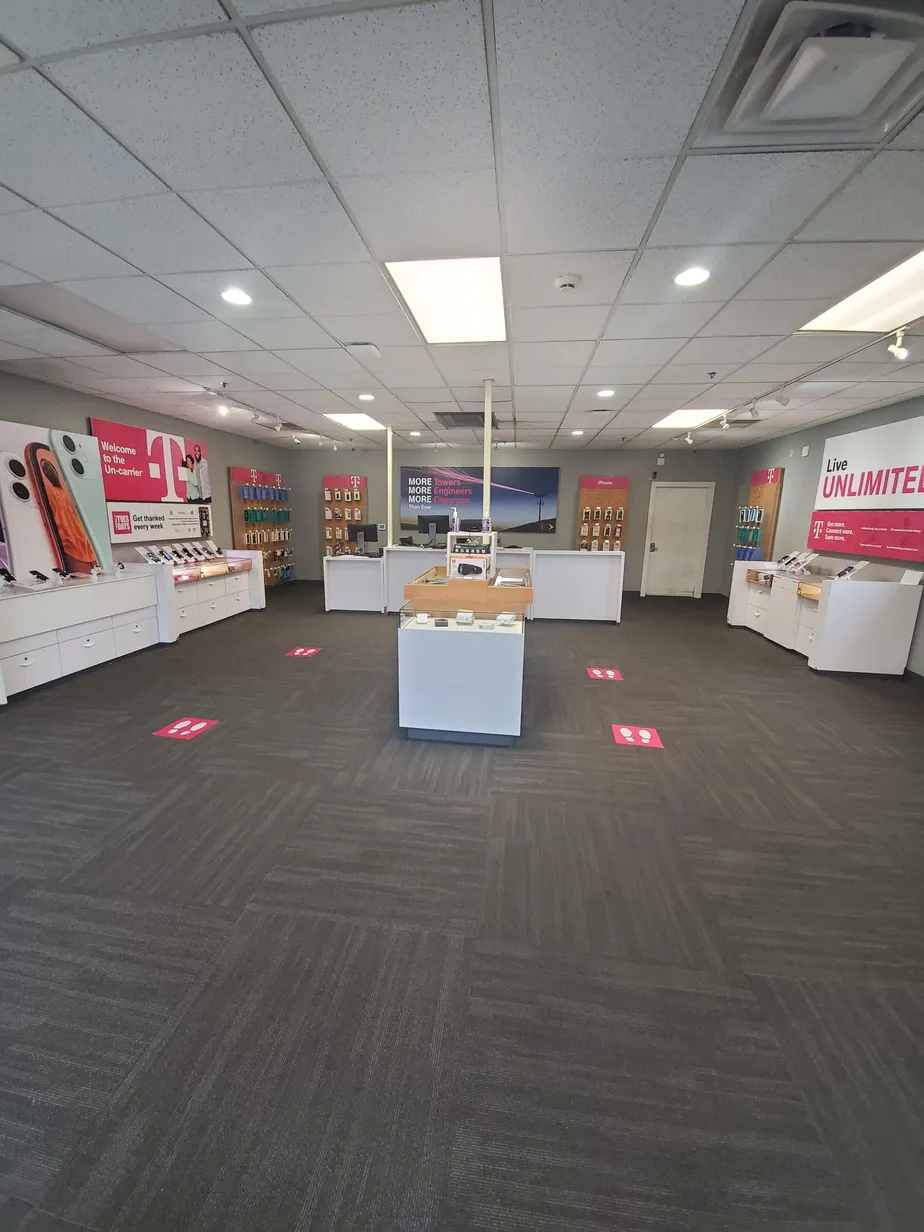 Interior photo of T-Mobile Store at Glen St & Bank St, Queensbury, NY