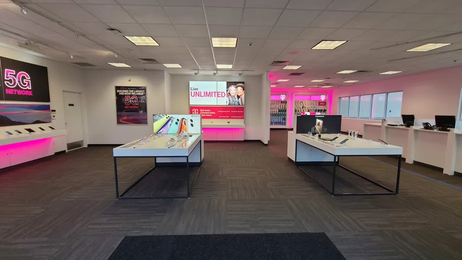 Interior photo of T-Mobile Store at River Rd & Conference Center Dr, East Peoria, IL