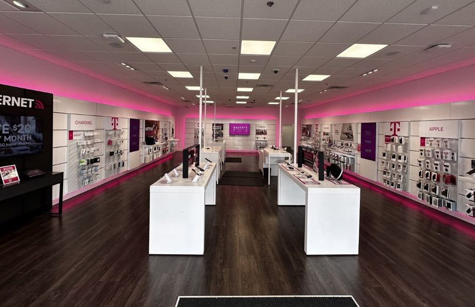 Interior photo of T-Mobile Store at S Washington St, North Attleboro, MA