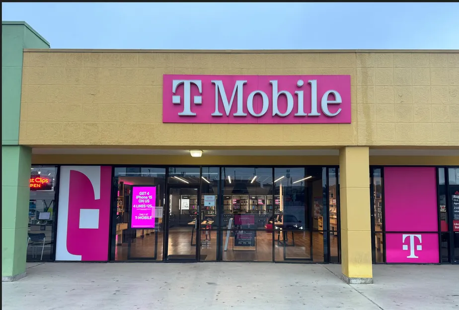  Exterior photo of T-Mobile Store at Nacodogches Rd & O'Conner, San Antonio, TX 