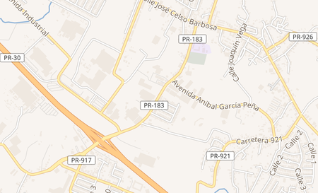 map of 200 LAS PIEDRAS PLZ Las Piedras, PR 00771