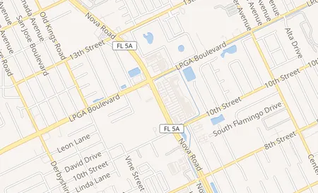 map of 1523 N. Nova Rd Holly Hill, FL 32117