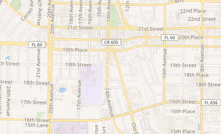 map of 1886 14th Ave Vero Beach, FL 32960