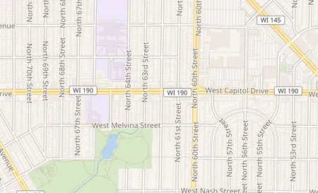 map of 6203 W Capitol Drive Milwaukee, WI 53216