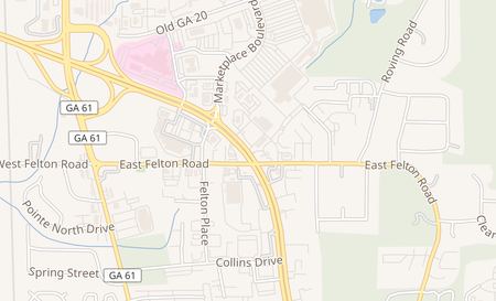 map of 908 Joe Frank Harris Parkway Cartersville, GA 30120