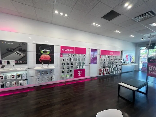 Interior photo of T-Mobile Store at Panama & Wible, Bakersfield, CA