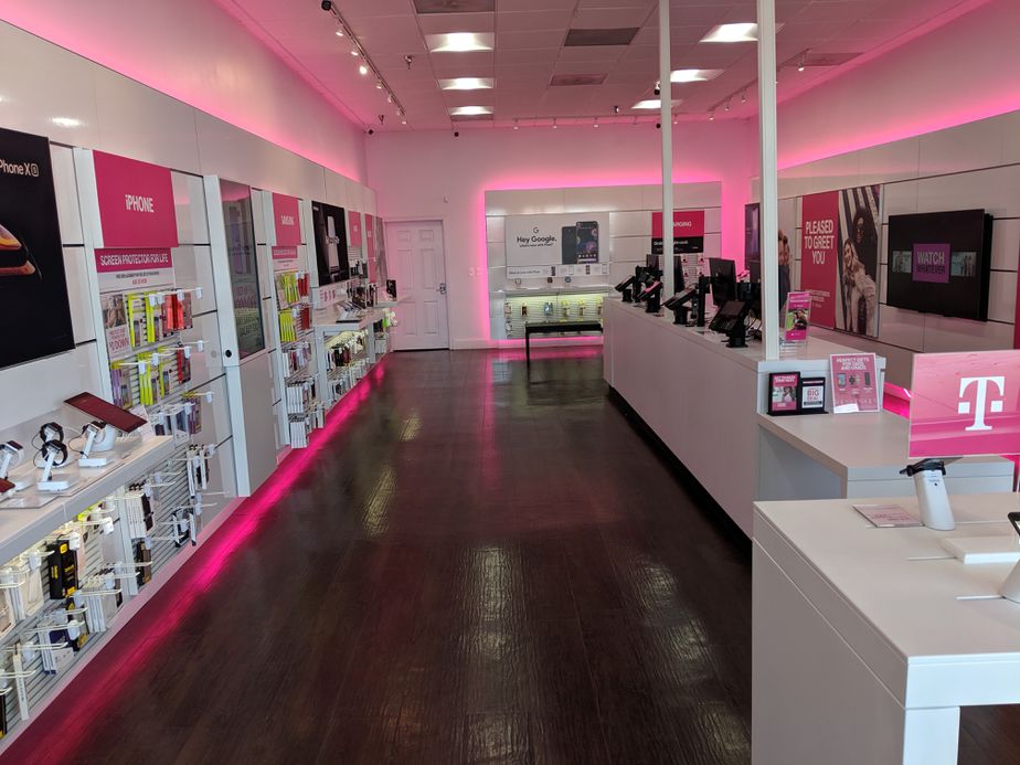Interior photo of T-Mobile Store at Aberdeen Marketplace, Aberdeen, MD