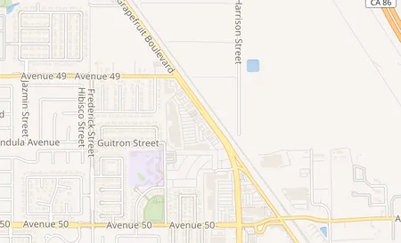 map of 49255 Grapefruit Blvd Suite 3 Coachella, CA 92236