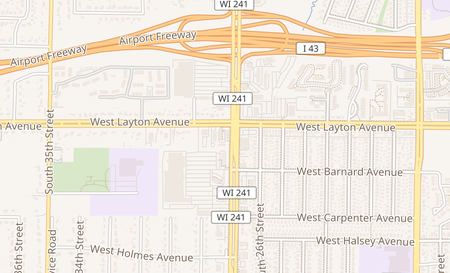 map of 4715 S. 27th Greenfield, WI 53221