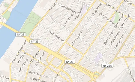 map of 40-35 21st St Long Island City, NY 11101