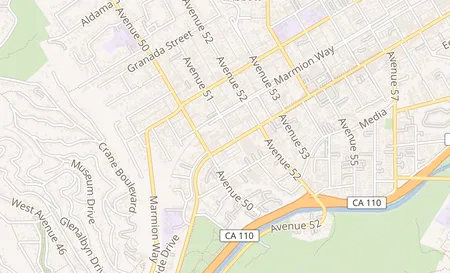 map of 5031 N Figueroa St Ste 25 Los Angeles, CA 90042
