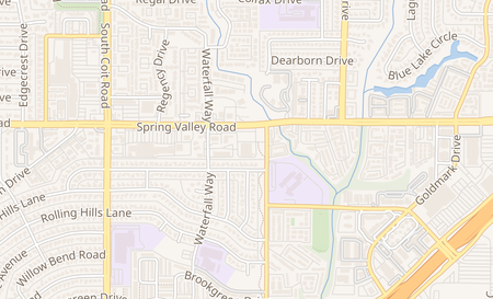 map of 8282 Spring Valley Rd # 40 Dallas, TX 75240