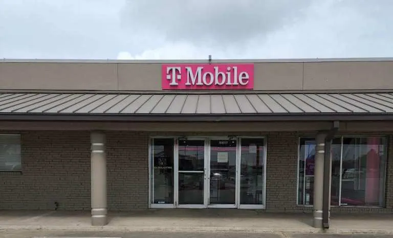 Exterior photo of T-Mobile Store at Northcrest Center, Victoria, TX