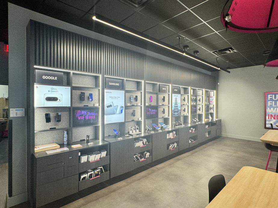 Interior photo of T-Mobile Store at Clarendon & Filmore, Arlington, VA