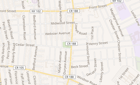 map of 418 Uniondale Ave Uniondale, NY 11553