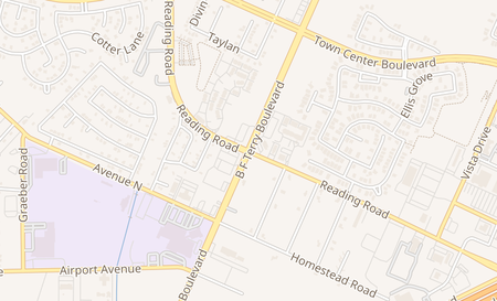map of 2406 B F Terry Blvd 100 Rosenberg, TX 77471