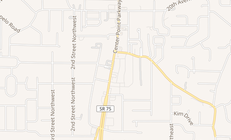 map of 1719 Center Point Pkwy Birmingham, AL 35215