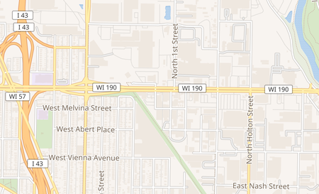map of 123 W Capitol Dr Milwaukee, WI 53212