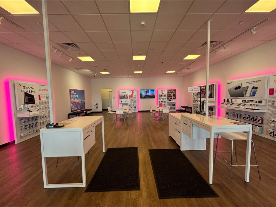 Interior photo of T-Mobile Store at William Floyd Pkwy & Beacon St, Shirley, NY