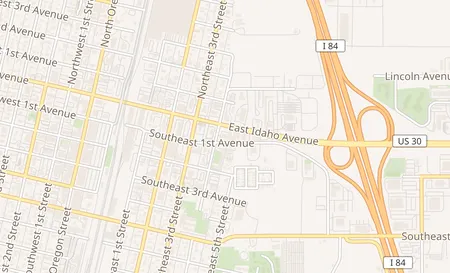 map of 440 E Idaho Ave Ontario, OR 97914