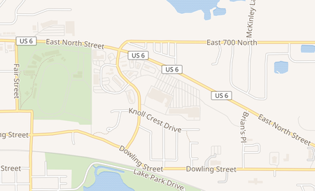 map of 510 Fairview Blvd Kendallville, IN 46755