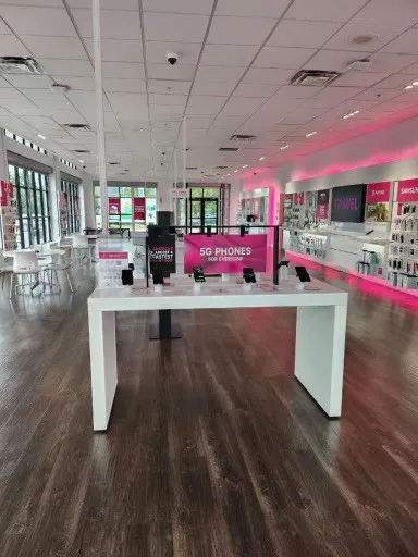 Interior photo of T-Mobile Store at Alewife Brook Parkway Center, Cambridge, MA