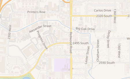 map of 2470 S Redwood Rd Ste 101 West Valley, UT 84119