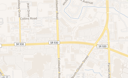 map of 503 E Coliseum Blvd Fort Wayne, IN 46805