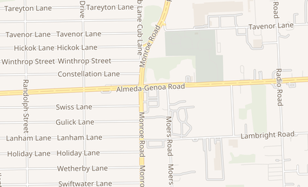 map of 25044 Interstate 45 113 Spring, TX 77386