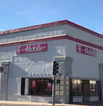 Exterior photo of T-Mobile store at San Fernando Rd & Maclay Ave, San Fernando, CA