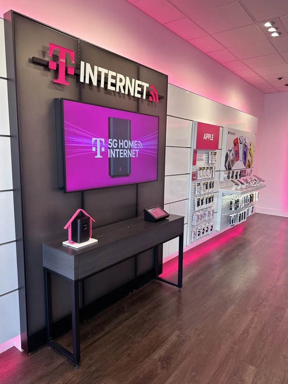 Interior photo of T-Mobile Store at Pine Lake Rd & S 27th St, Lincoln, NE