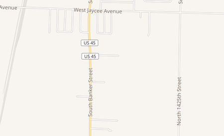 map of 201 Walk Ave Effingham, IL 62401