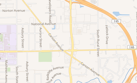 map of 3940 S Keystone Ave Indianapolis, IN 46227