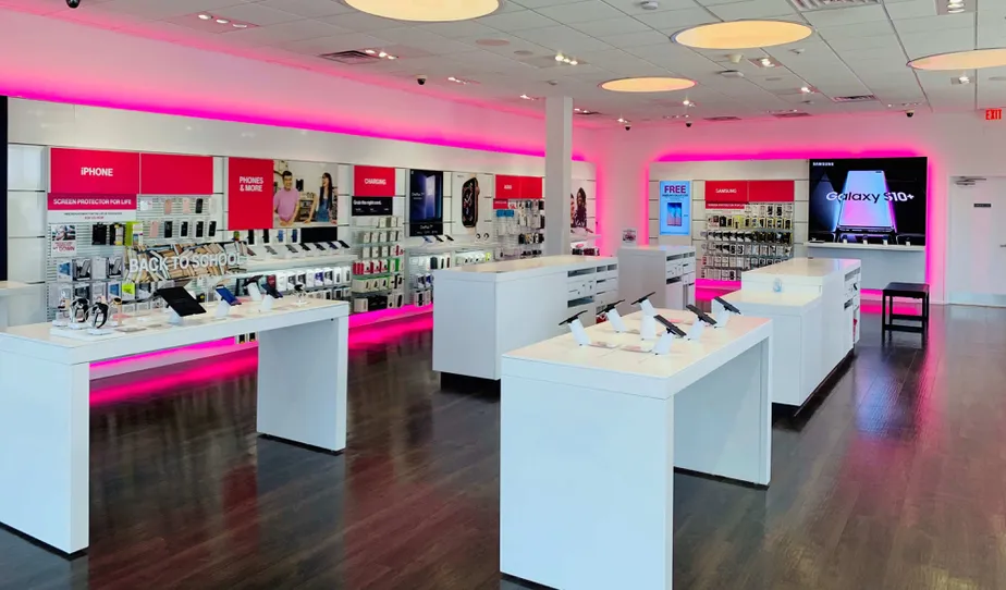 Interior photo of T-Mobile Store at I-45 & Fm 646, League City, TX