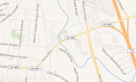 map of 1501 Paris Pike Georgetown, KY 40324