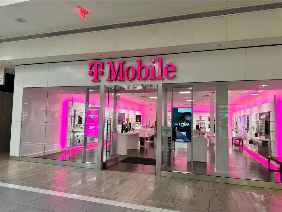 Exterior photo of T-Mobile Store at Briarwood Mall, Ann Arbor, MI