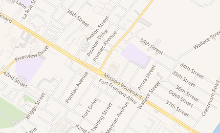 map of 5583 Mission Blvd. Riverside, CA 92509