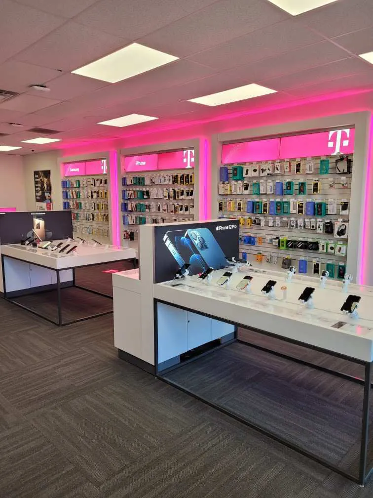 Interior photo of T-Mobile Store at W Cherry St & Burrer Dr, Sunbury, OH