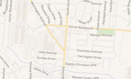 map of 2270 South Smithville Road Kettering, OH 45420