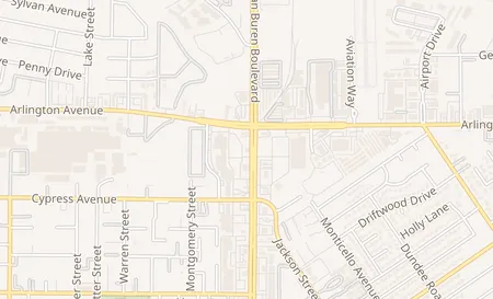 map of 6300 Van Buren Blvd # A Riverside, CA 92503