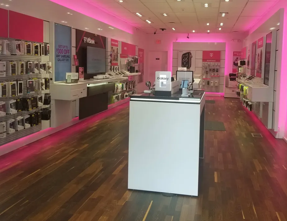 Interior photo of T-Mobile Store at Washington & 2nd, Hoboken, NJ